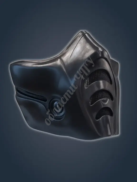 Заготовка 3D модель маска Саб-Зиро Mortal Kombat